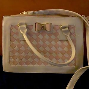 Pretty in Pink Leather Betsy Johnson Bag